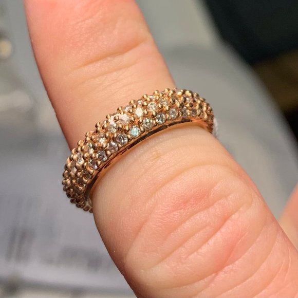 10kt Rose Gold and Diamond Women's Ring - Picture 6 of 6